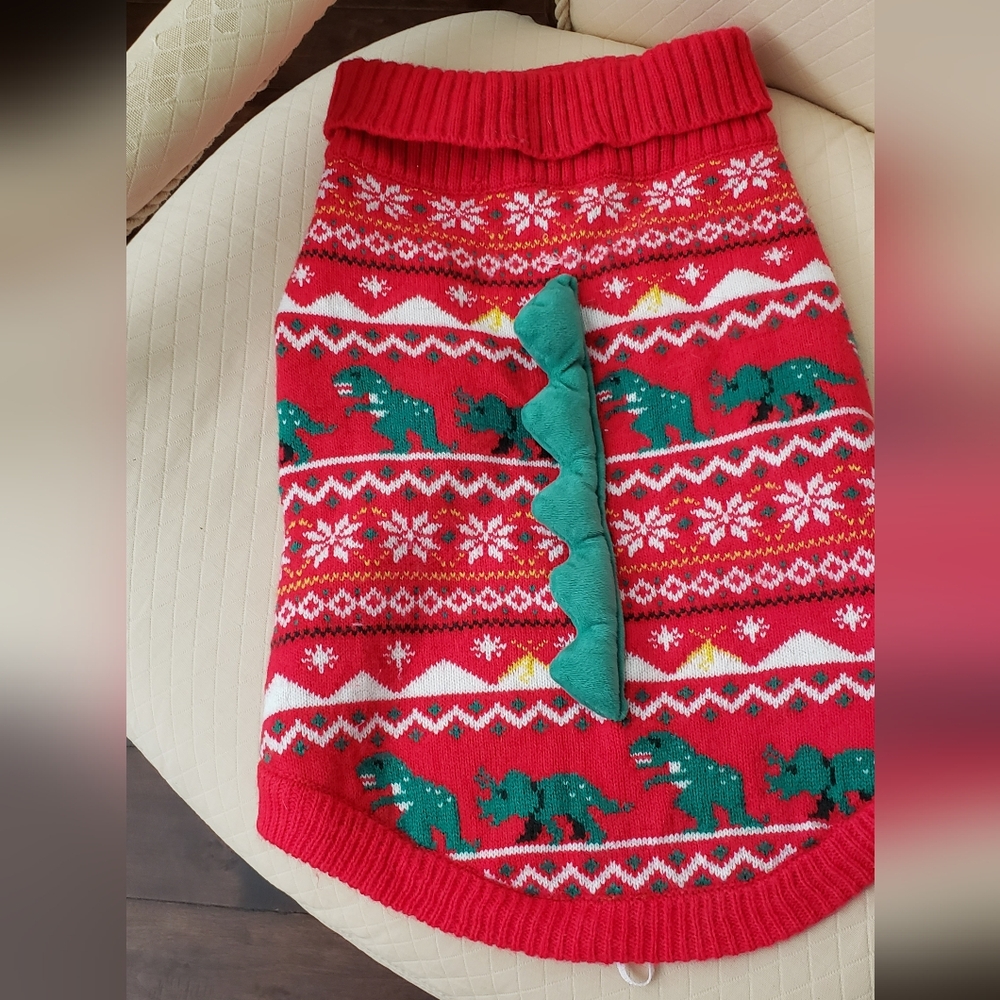 Christmas doggie sweater Large